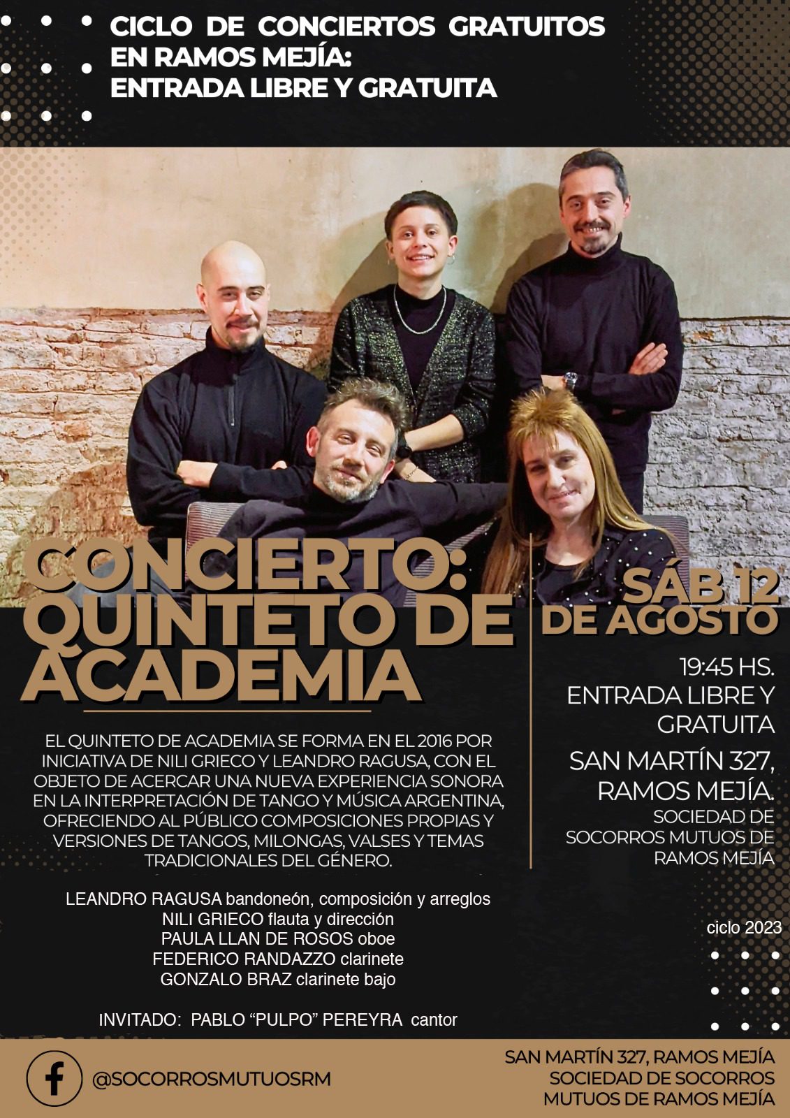 Quinteto de Academia en Ramos Mejía